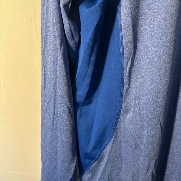 NWT ASICS MotionDry Long Sleeve Running Shirt Blue Size Large Vented Dri-fit - Picture 11 of 12